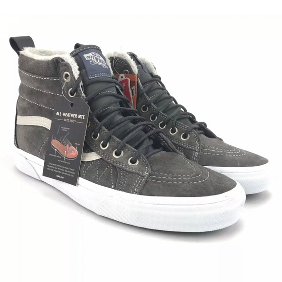 Vans Other - Vans Mens SK8 HI MTE Pewter Asphalt Sneakers